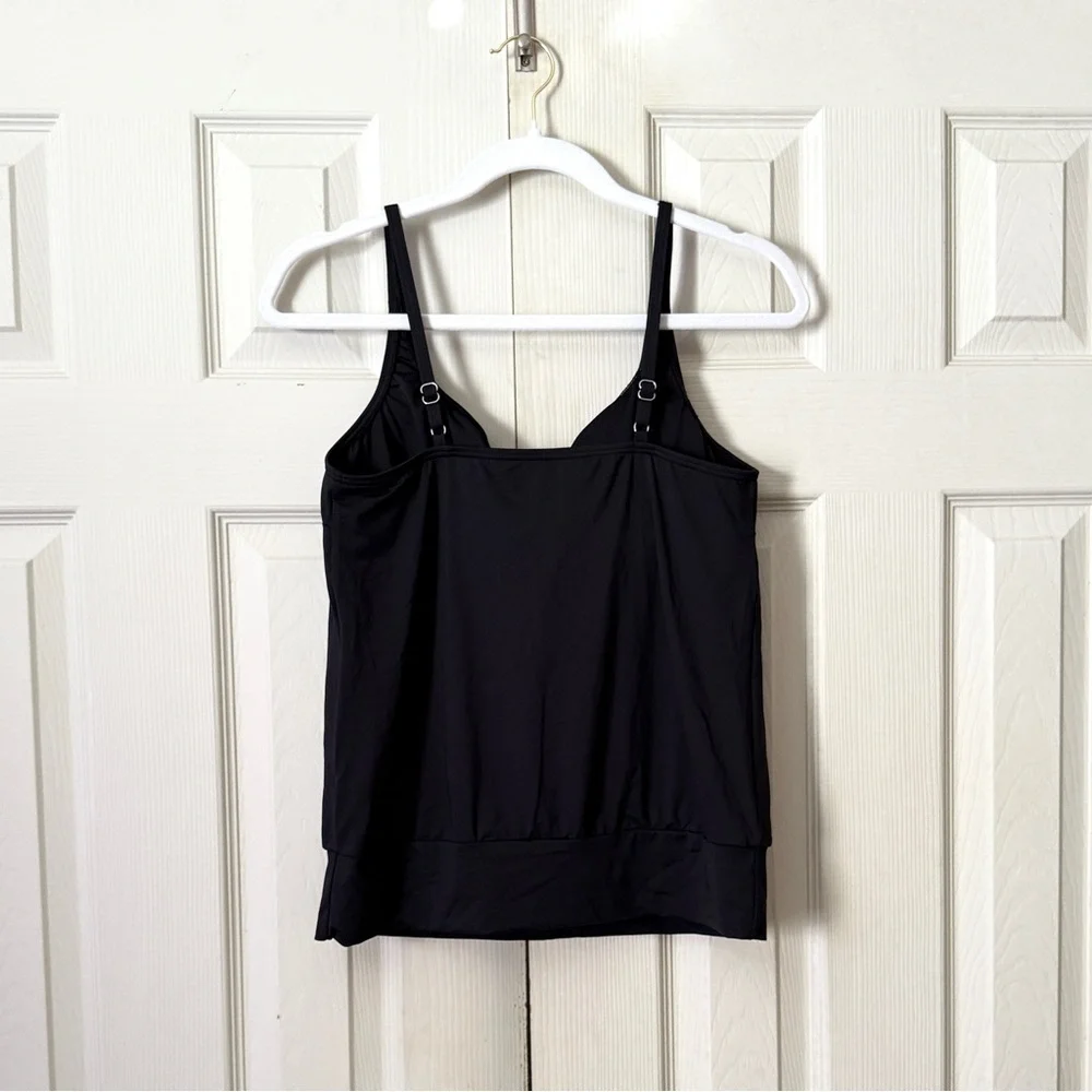 Michael Kors Lace Up Blouson Swim Top - Picture 4 of 6